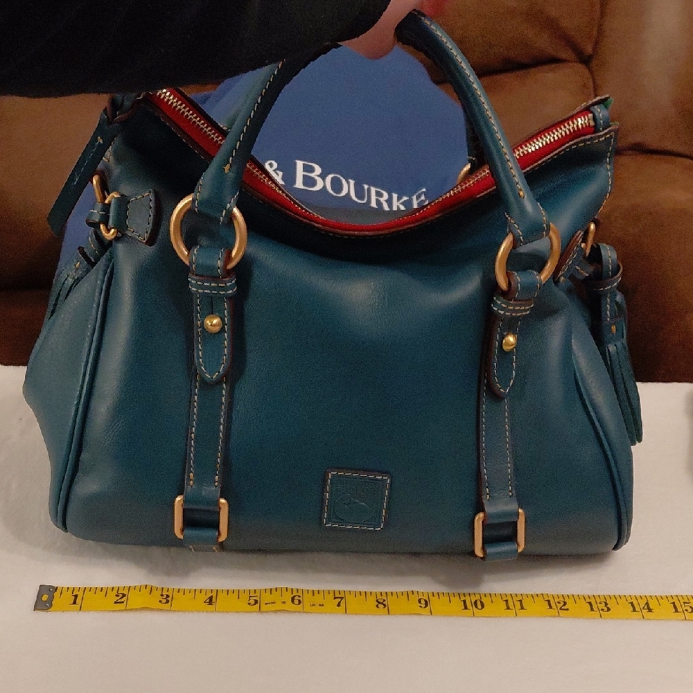 Dooney & Bourke Florentine Satchel In Demin (Large)